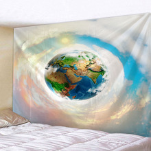 Tapiz de fondo estrellado de Vortex Universe, tapiz impreso para colgar en la pared, tapiz decorativo de playa, 150x130cm 2024 - compra barato