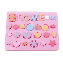 Molde de silicona con forma de corazón para repostería, herramienta de decoración de pasteles, galletas, Chocolate, molde de postre para repostería D564 2024 - compra barato