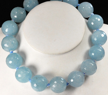 Натуральные Синие большие бусины серебряное ожерелье ручной работы с узлом 18 дюймов 2024 - купить недорого