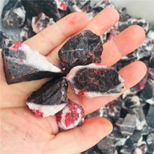 Piedras preciosas naturales crudas y minerales, piedra curativa de 100g, piedra mineral de bermellón de cristal original 2024 - compra barato