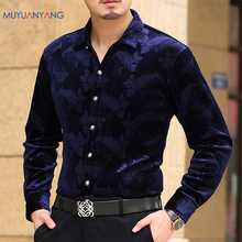 Mu Yuan Yang Long Sleeve Shirt Men Fashion New Designer High Quality flannel mens shirts harujuku camisa masculina men clothes 2024 - buy cheap