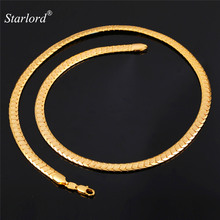 Starlord Snake Chain Necklace For Men Trendy Jewelry Gold/Silver Color Wholesale Novelty Necklace N1568 2024 - buy cheap