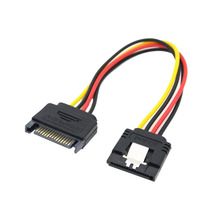 20 см 15pin Male to Female SATA кабель-удлинитель для жесткого диска Sata M to Sata F кабель для HDD для ПК 2024 - купить недорого