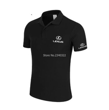 Customer work clothes clothing factory 4S shop Lexus short sleeve POLO shirt printed LOGO 2024 - buy cheap