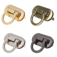 Metal Clasp Turn Lock Twist Locks for DIY Handbag Craft Bag Purse Hardware 2024 - buy cheap