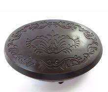 QT0057-Molde artístico de jabón hecho a mano, forma ovalada, molde de chocolate, DIY, silicona para jabón, moldes para pudin, gelatina, vela de arcilla 2024 - compra barato