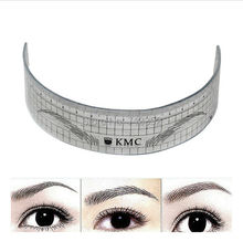 2Pcs Permanent Makeup Eyebrows Ruler 11cm Plastic Eyebrow Ruler Stencils For The Beginner Makeup Tattoo 2024 - buy cheap