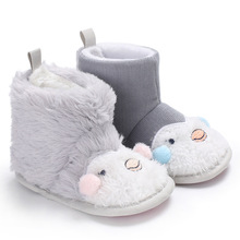 E & Bainel, botas de invierno para bebé, zapatos de animales, pájaros, Precioso suelo infantil, antideslizante súper cálido, botines de Navidad para bebé, suela suave 2024 - compra barato