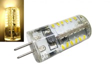 Hrsod 5x g4 57-3014 smd lâmpada de led de alta potência, bulbo de silicone cristal 360 graus 3w ac/dc 12v pacote de 5 novo