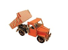 Моделирование самосвал игрушка модель 3d Трехмерная деревянная головоломка игрушки для Детский Набор для творчества ручная работа деревянная головоломка 2024 - купить недорого