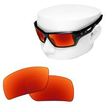 OOWLIT Polarized Replacement Lenses of Fire Red Mirror for-Oakley Eyepatch 2 OO9136 Sunglasses 2024 - buy cheap