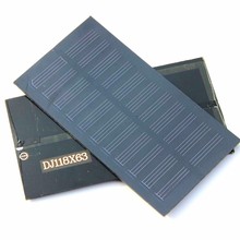 BUHESHUI 0.8W 5.5V Solar Cell PET Monocrystalline Solar Panel  Moudle DIY Solar Charger Education 118*63mm 10pcs Free Shipping 2024 - buy cheap