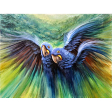 Full 5D Diy Daimond Painting Cross stitch Flying Parrot Diamond Painting Square/Round Rhinestones Painting Embroidery Gift H123 2024 - buy cheap