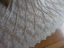 Novo tecido de renda de noiva para outono, renda de tule branco agradável, tecido de buquê de rosas, toalha de mesa elegante para casamento 2024 - compre barato