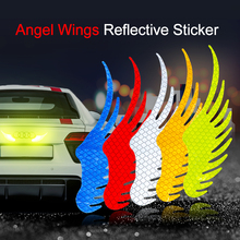 Wings Reflective Sticker for Car Safety Warning Mark Auto Exterior Accessories Collision Prevention Stickers Car LOGO Decoration 2024 - buy cheap