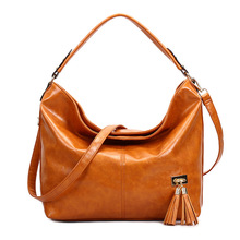 Women Handbags High Quality Leather Bags Luxury Designer Handbags Tassel Vintage Bags Female Bolsa Retro Messenger Shoulder Bags 2024 - buy cheap