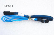 MiniSAS-Cable de datos de alta calidad a 4 SATA, 36Pin, SFF-8087 a 7Pin, 4 SATA, 0,5 m, Envío Gratis 2024 - compra barato