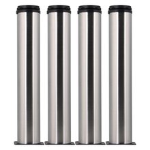 4pcs Stainless Steel Thicken 50x300mm Adjustable Furniture Legs Table Bed Sofa Cabinet feet foot legs With mounting screws 2024 - buy cheap