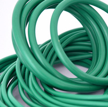 8pcs 2.4mm wire diameter green fluorine rubber O-ring rings waterproof insulation rubber band 80mm-85mm outer diameter 2024 - buy cheap