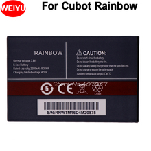 10PCS/LOT For Cubot Rainbow Battery Batterie Bateria AKKU Accumulator 2200mAh 2024 - buy cheap