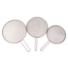 1PC Set Stainless Steel Splatter Screen Handle Anti Grease Splash Scald Proof Frying Pan Cover Cooking Tools 2024 - buy cheap