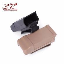 Tactical 10 Round Molle Magazine Pouch Ammo CQC Case Products ABS Plastic Belt Clip Fit for AirSoft Pistol Hunting Mag Pouch 2024 - buy cheap