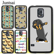 Capa para samsung galaxy s20 plus s9 s10 note 20 ultra, cachorro de salsicha e doxie, a50 a70 a51 a71 a21s a20e a31 m31 m21 2024 - compre barato