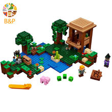 21133 508pcs My worlds Series The Witch Hut Model Building Block Brick Set Toys For Children  10622 Gift 2024 - buy cheap