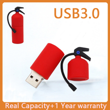 Fire Extinguisher USB Flash Drive 64gb 128gb USB Stick Pendrive 3.0 Flash Memory Card 1TB 2TB Pen Drive 32gb 16gb 8gb Cartoon 2022 - buy cheap