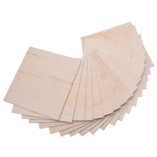 20pcs Wooden Plate Model Balsa Wood Sheets for DIY Airplane House Boat Ship Model Wood Material Aircraft 100x100x1mm 2024 - buy cheap