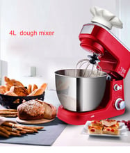 Commercial kitchen multifunctional Dough Mixer Automatic Household Electric Food Mixer 4L Egg Cream Salad Beater cake mixer 2024 - buy cheap