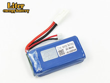 7,4 V 1600mAh Lipo батарея для FT009 пульт дистанционного управления лодка скоростная лодка FX067C 2S батарея 7,4 V 903462 25c 2024 - купить недорого