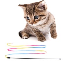 Игрушки для кошек, радуга, Ловец кошек, тренировочная игрушка, кошка, котенок, Интерактивная ВЕРЕВОЧНАЯ ИГРУШКА 2024 - купить недорого