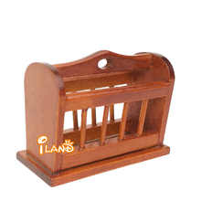 Estantería de madera en miniatura para casa de muñecas, nuevo, 1:12 2024 - compra barato