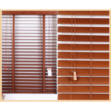 35mm Slats  Width Wooden Blinds Basswood Material With Different Colors Timber Blinds 2024 - buy cheap