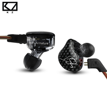 Kz zst armature-fone de ouvido duplo driver original, cabo destacável, monitores de áudio, música hi-fi, esportes 2024 - compre barato