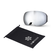 Máscara para móvel de neve, lente dupla camada, uv400, destacável, esqui, anti-neblina, snowboard, ski, óculos masculinos e femininos 2024 - compre barato