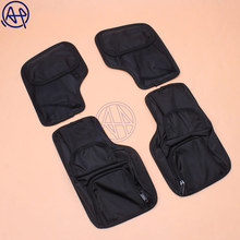 4 pcs Saddlemen Difícil Alforjes Da Motocicleta Preta Organizador Tampa Kit Para Harley Touring 1996-2013 2024 - compre barato