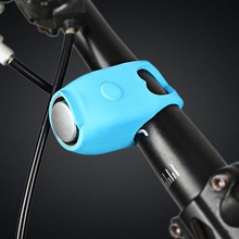 Прозрачный громкий звук велосипедный рожок для велосипеда водонепроницаемый Nigh безопасность Электрический аккумулятор мощность езда Велоспорт Рог колокольчик велосипед аксессуары 2024 - купить недорого