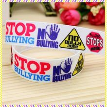 7/8inch Free Shipping Stop Bullying Printed Grosgrain Ribbon Material Headwear Party Decoration Diy Wholesale OEM 22mm P4297 2024 - buy cheap