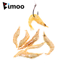 Замороженные рыболовные крючки Bimoo, пресноводные креветки для морской рыбалки, приманка для ловли карпа на зиму 2024 - купить недорого