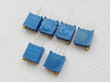 20 pcs 3296W Potentiometer 103 10K Variable Resistors 3296 Potentiometer Adjustable Multiturn Trimmer 2024 - buy cheap