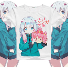 Free shipping 2018 New Fashion Casual Summer Anime T-shirt Izumi Sagiri COSPLAY  Short-Sleeved Round Neck Cute T-shirt 2024 - buy cheap