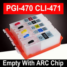 For Canon PIXMA TS5040 MG6840 MG5740 TS6040 PGI470 Empty Cartridge printer refillable ink cartridge refill permanent chip 2024 - buy cheap