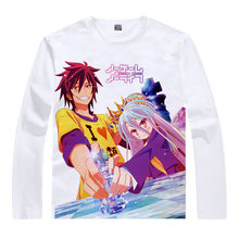 No Game No Life T-Shirt No Game No Life Shirt breathable Long t-shirts Anime awesome gifts Mens Designer Long sleeves t-shirts a 2024 - buy cheap