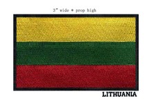 Широкие нашивки в виде флага с вышивкой, 3 дюйма, желтый, зеленый, красный 2024 - купить недорого