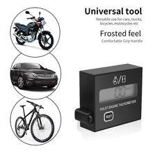 Tacómetro Digital con clip para motocicleta, tacómetro con pantalla inductiva para moto, foso, motosierra, barco 2024 - compra barato