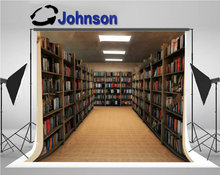 bookshelf bookcase light backdrop  High quality Computer print wall photo studio background 2024 - buy cheap