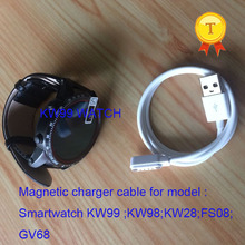 KW99 kw98-reloj inteligente FS08 KW28 gv68, Protector de pantalla de gafas templadas, cargador de cable de carga magnética fuerte 2024 - compra barato