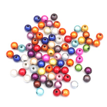 500Pcs Mixed Round Acrylic Miracle Beads DIY Jewelry Marking Loose Spacer Beads For Bracelet Necklace Charm Jewelry Finding 2024 - buy cheap